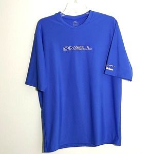 ONeill , slim, fit  Blue short sleeve men's shirt. 2XL
